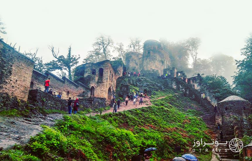 Rudkhan Castle; strong military forts